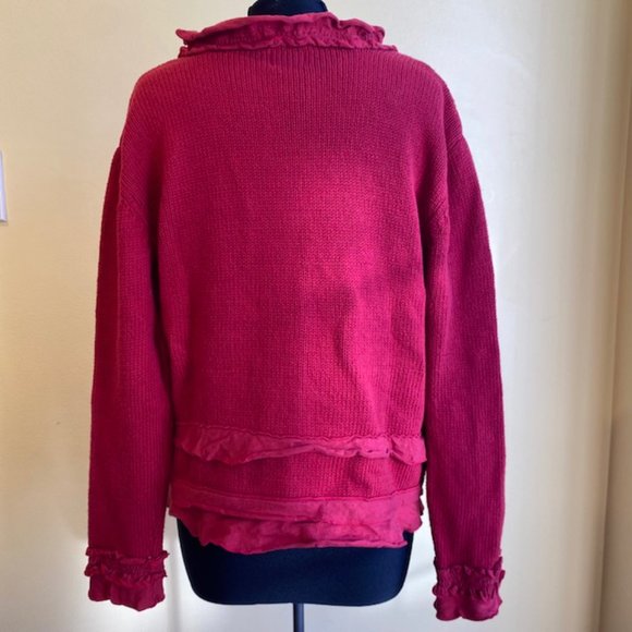 PURE Handknit Cotton Cardigan (S/M) - Picture 3 of 7